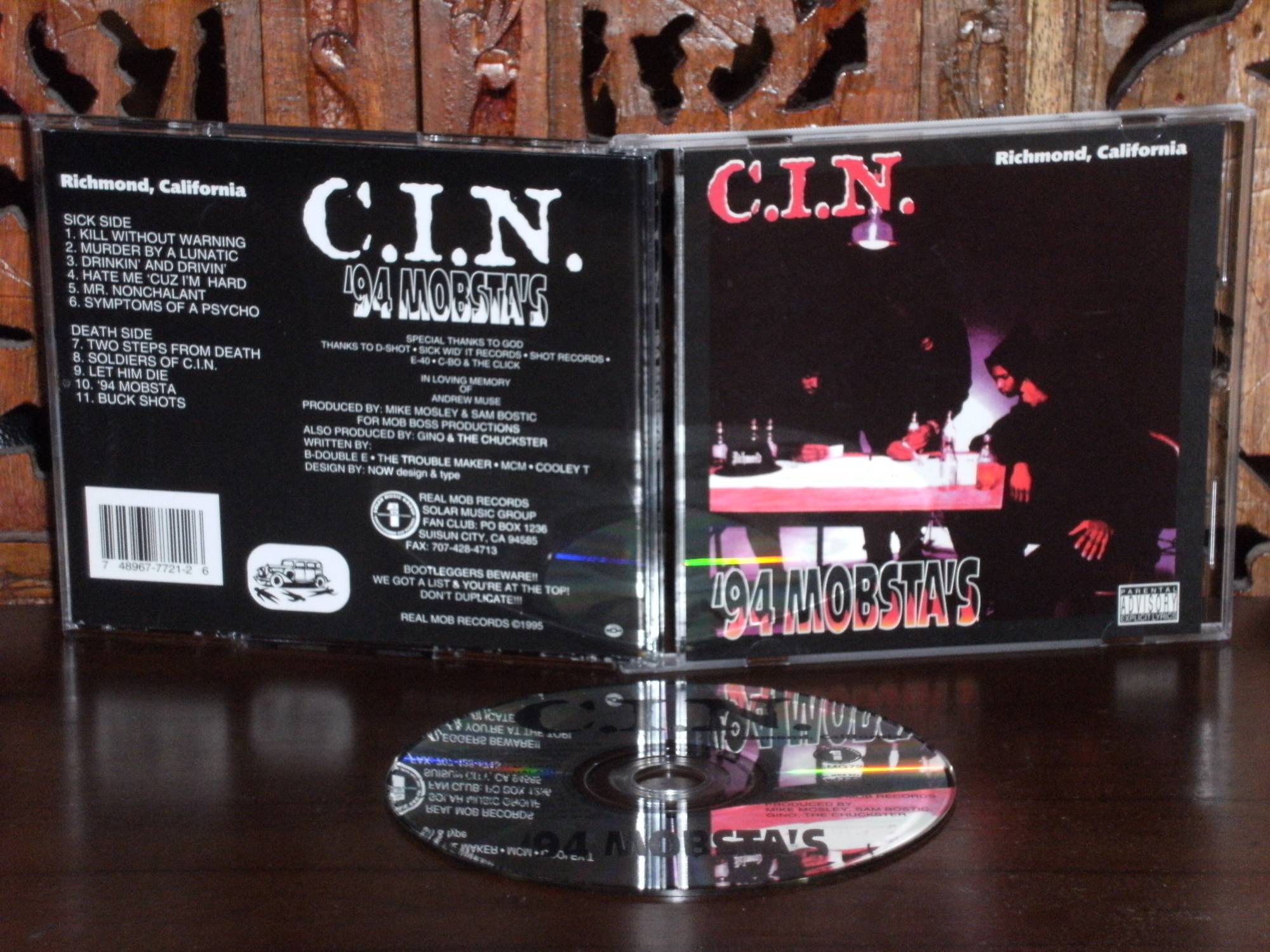 C.I.N. richmond roulette 未開封 - CD